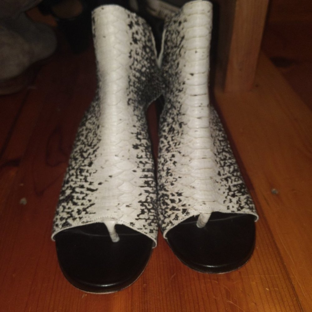 Gorgeous Zero + Maria Cornejo Python Wedges - image 1